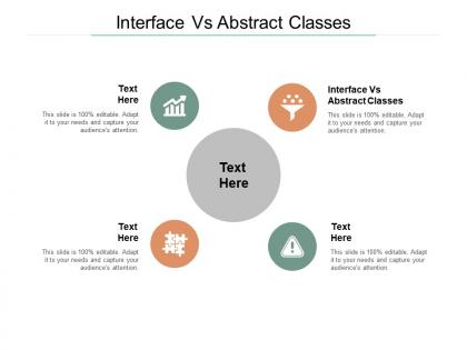 Interface vs abstract classes ppt powerpoint presentation infographics show cpb