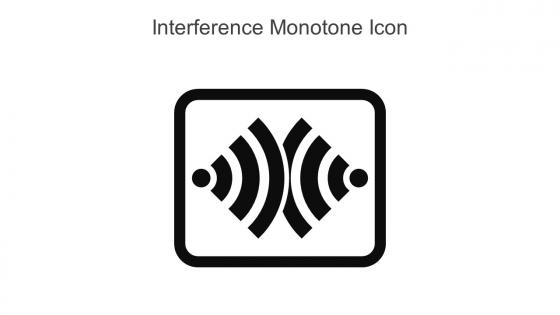 Interference Monotone Icon In Powerpoint Pptx Png And Editable Eps Format