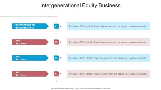 Intergenerational Equity Business In Powerpoint And Google Slides Cpb