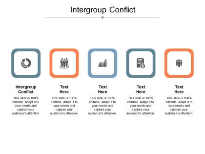 Intergroup conflict ppt powerpoint presentation summary picture cpb