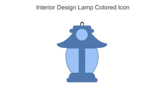 Interior Design Lamp Colored Icon In Powerpoint Pptx Png And Editable Eps Format