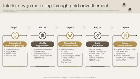 Interior Design Marketing Through Paid Advertisement