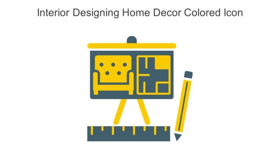 Interior Designing Home Decor Colored Icon In Powerpoint Pptx Png And Editable Eps Format