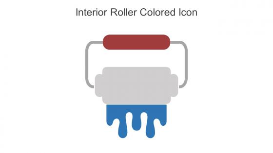 Interior Roller Colored Icon In Powerpoint Pptx Png And Editable Eps Format