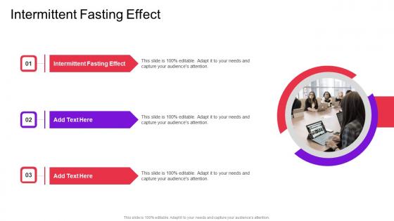 Intermittent Fasting Effect In Powerpoint And Google Slides Cpb