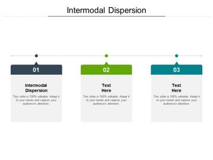 Intermodal dispersion ppt powerpoint presentation icon graphics cpb