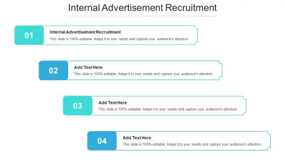 Internal Advertisement Recruitment Ppt Powerpoint Presentation Model Graphics Cpb