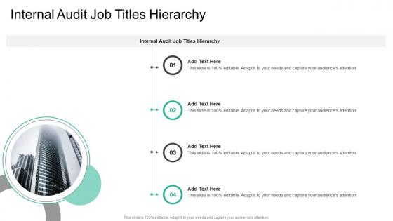Internal Audit Job Titles Hierarchy In Powerpoint And Google Slides Cpb