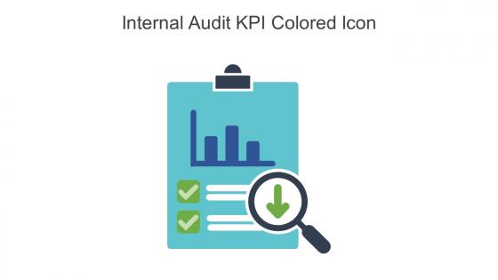 Internal Audit KPI Colored Icon In Powerpoint Pptx Png And Editable Eps Format
