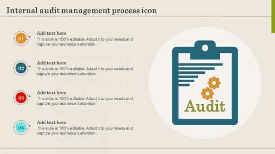 Internal Audit Management Process Icon
