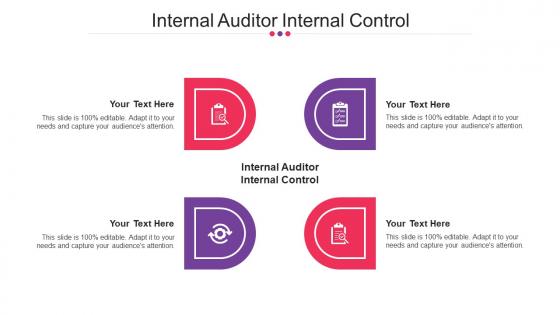 Internal Auditor Internal Control Ppt Powerpoint Presentation Summary File Formats Cpb