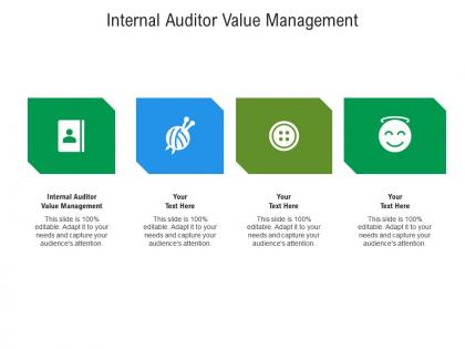 Internal auditor value management ppt powerpoint presentation portfolio icon cpb