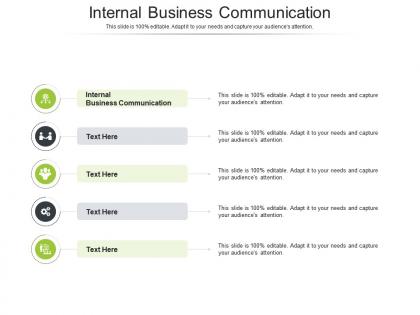 Internal business communication ppt powerpoint presentation professional model cpb