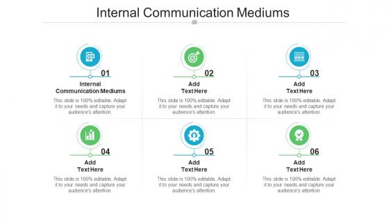 Internal Communication Mediums Ppt Powerpoint Presentation Infographic Template Slides Cpb