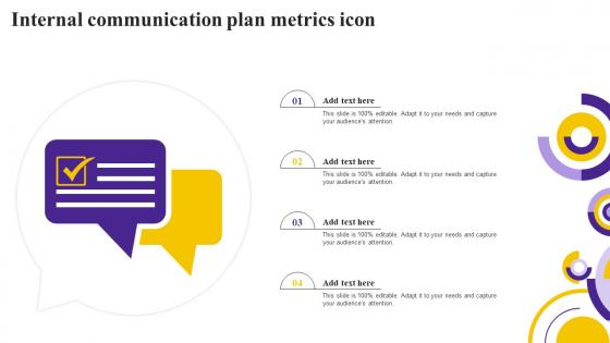Internal Communication Plan Metrics Icon