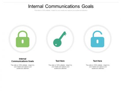 Internal communications goals ppt powerpoint presentation portfolio cpb