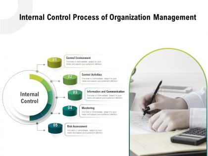 Internal control process of organization management