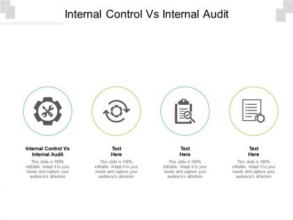 Internal control vs internal audit ppt powerpoint presentation professional background cpb