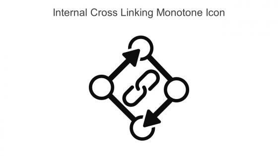 Internal Cross Linking Monotone Icon In Powerpoint Pptx Png And Editable Eps Format