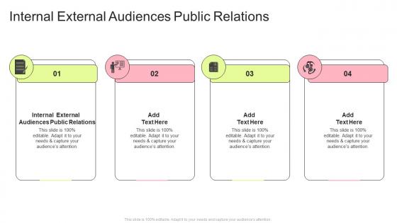 Internal External Audiences Public Relations In Powerpoint And Google Slides Cpb