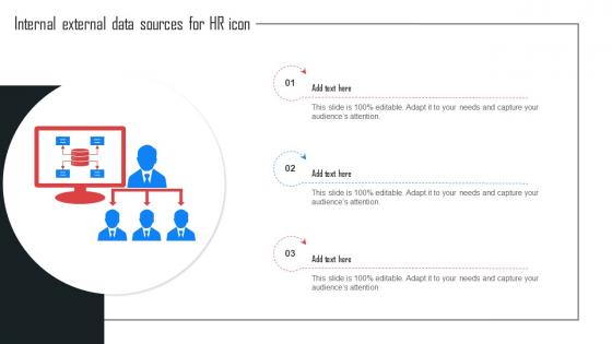 Internal External Data Sources For HR Icon