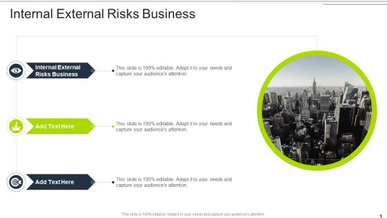Internal External Risks Business In Powerpoint And Google Slides Cpb