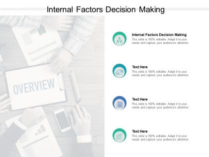 Internal factors decision making ppt powerpoint presentation infographic template cpb