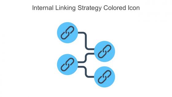 Internal Linking Strategy Colored Icon In Powerpoint Pptx Png And Editable Eps Format