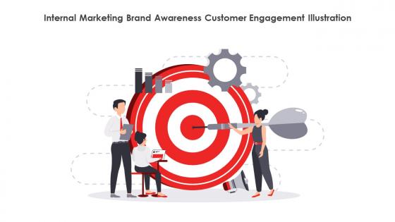 Internal Marketing Brand Awareness Customer Engagement Illustration