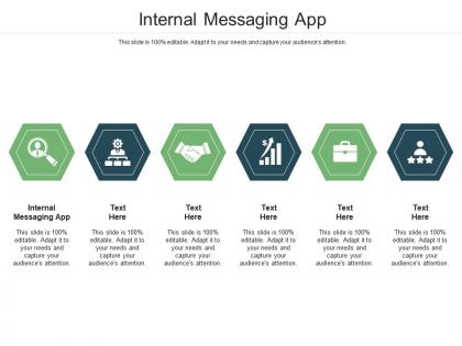 Internal messaging app ppt powerpoint presentation ideas inspiration cpb
