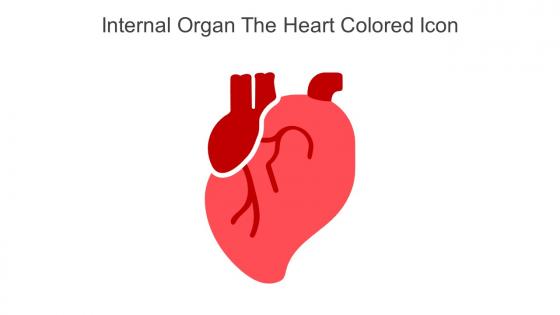 Internal Organ The Heart Colored Icon In Powerpoint Pptx Png And Editable Eps Format
