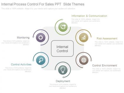 Internal process control for sales ppt slide themes