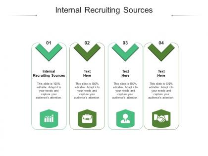 Internal recruiting sources ppt powerpoint presentation slides deck cpb