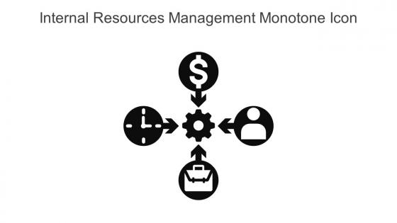 Internal Resources Management Monotone Icon In Powerpoint Pptx Png And Editable Eps Format