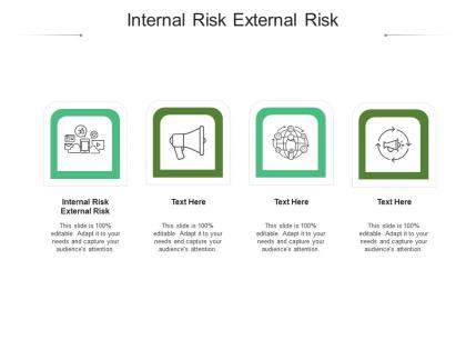 Internal risk external risk ppt powerpoint presentation infographics rules cpb