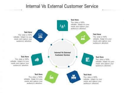 Internal vs external customer service ppt powerpoint presentation slides layout ideas cpb