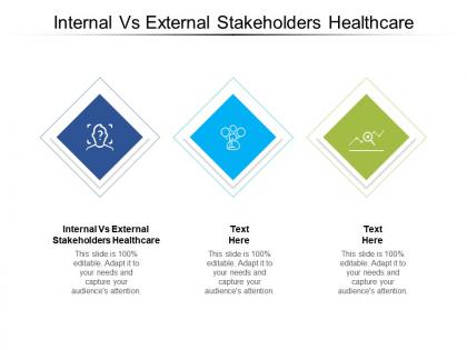 Internal vs external stakeholders healthcare ppt powerpoint presentation outline show cpb