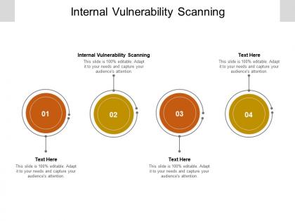 Internal vulnerability scanning ppt powerpoint presentation portfolio guidelines cpb