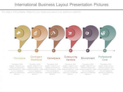 International business layout presentation pictures