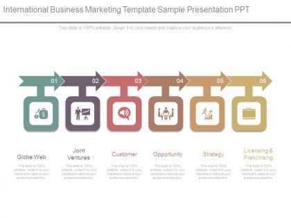 International business marketing template sample presentation ppt