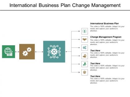 International business plan change management program transformational leadership cpb