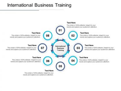 International business training ppt powerpoint presentation visual aids cpb