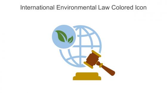 International Environmental Law Colored Icon In Powerpoint Pptx Png And Editable Eps Format
