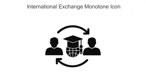 International Exchange Monotone Icon In Powerpoint Pptx Png And Editable Eps Format