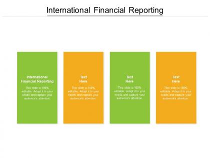 International financial reporting ppt powerpoint presentation infographic template summary cpb