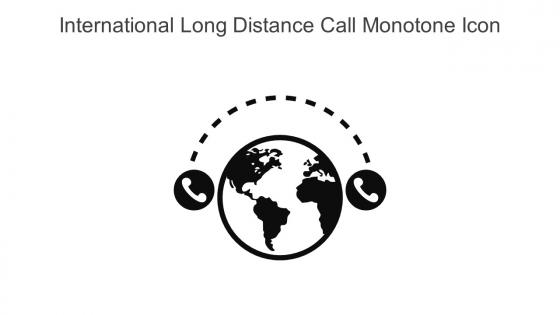 International Long Distance Call Monotone Icon In Powerpoint Pptx Png And Editable Eps Format