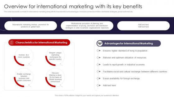 International Marketing Strategies Overview For International Marketing With Its Key MKT SS V