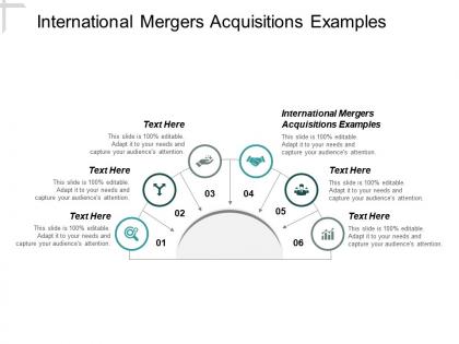 International mergers acquisitions examples ppt powerpoint presentation infographics maker cpb