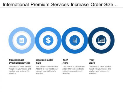 International premium services increase order size excellent business activity