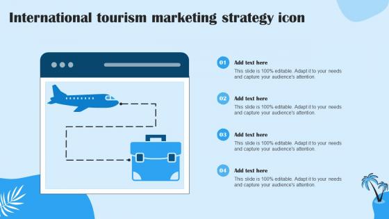International Tourism Marketing Strategy Icon